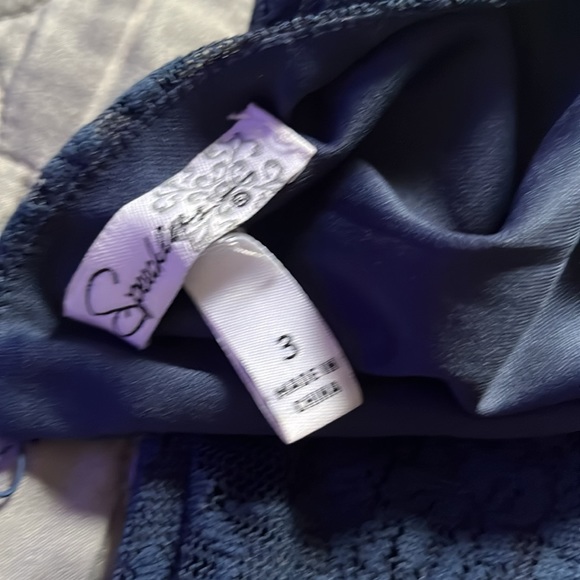 Dark blue formal dress - Picture 3 of 3